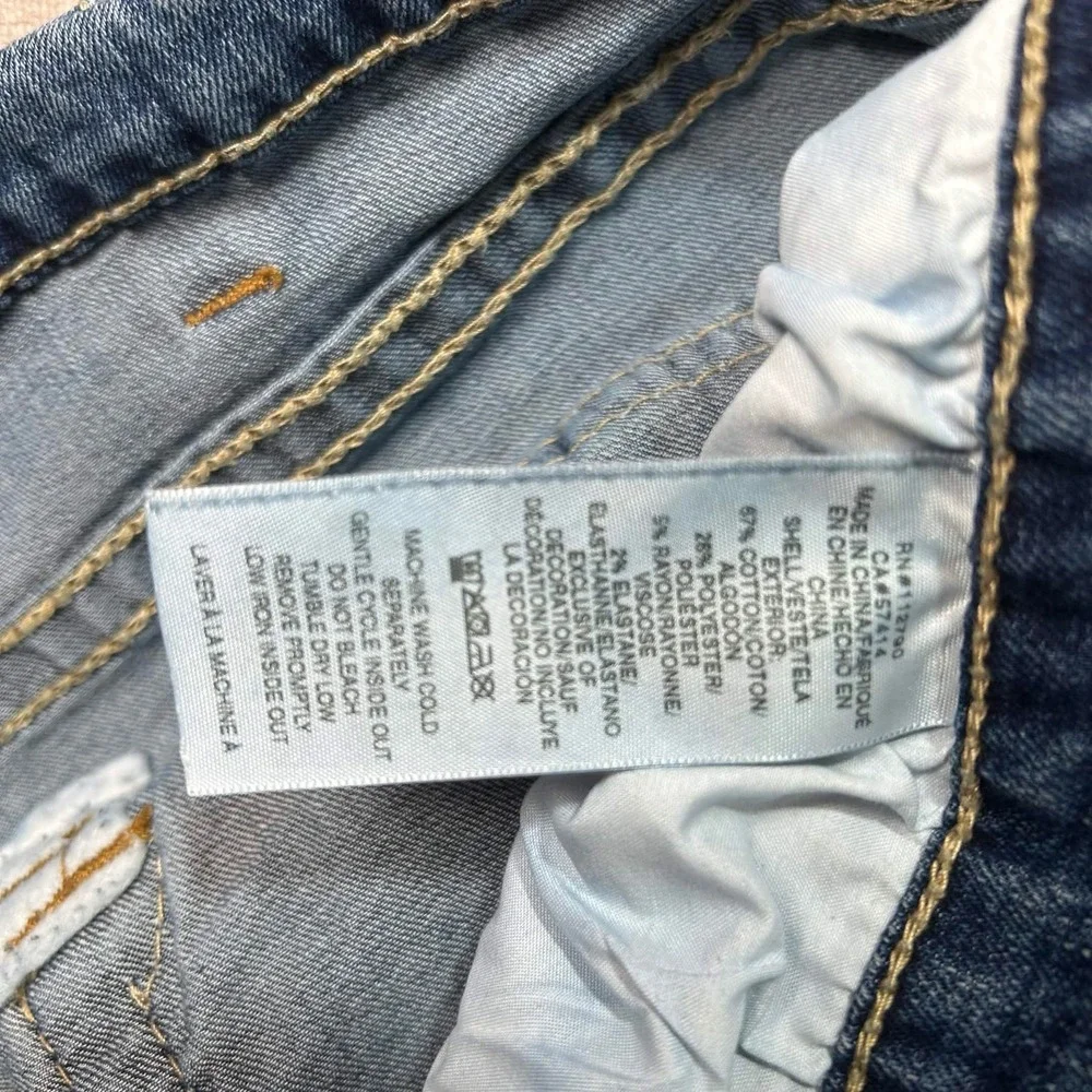 True Religion Geno Relaxed Slim Blue Jeans Mens 44 Medium Wash Flap Pocket Denim